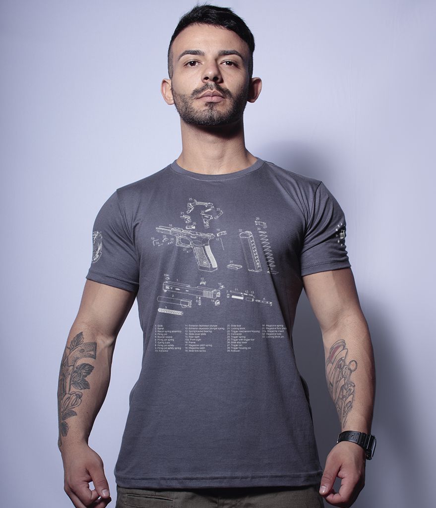 Kit 4 Camisetas Masculinas Come And Take It Magnata 556 Team Six