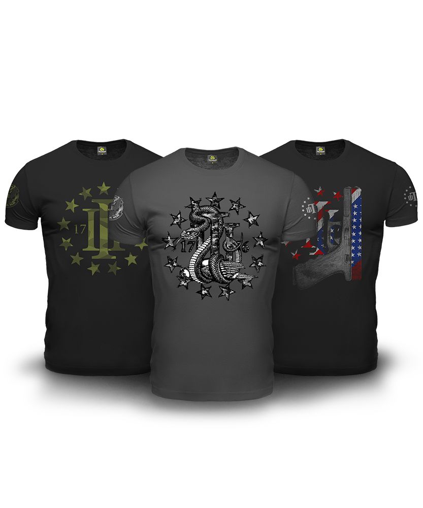 Kit 3 Camisetas Masculinas Magnata Three Percent Team Six Brasil