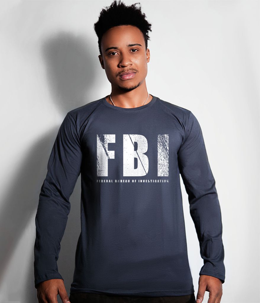 Camiseta Manga Longa FBI Masculina Team Six Brasil