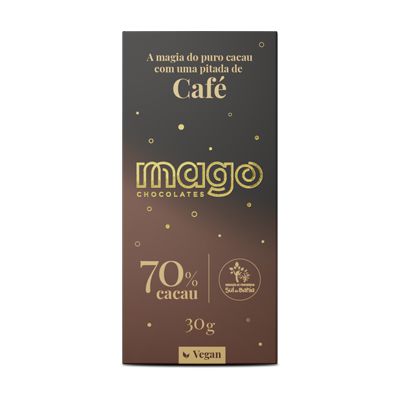 Chocolate Premium com Café - 70%- 30g