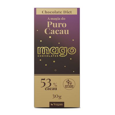 Chocolate Premium Zero Açúcar - 53% - 30g