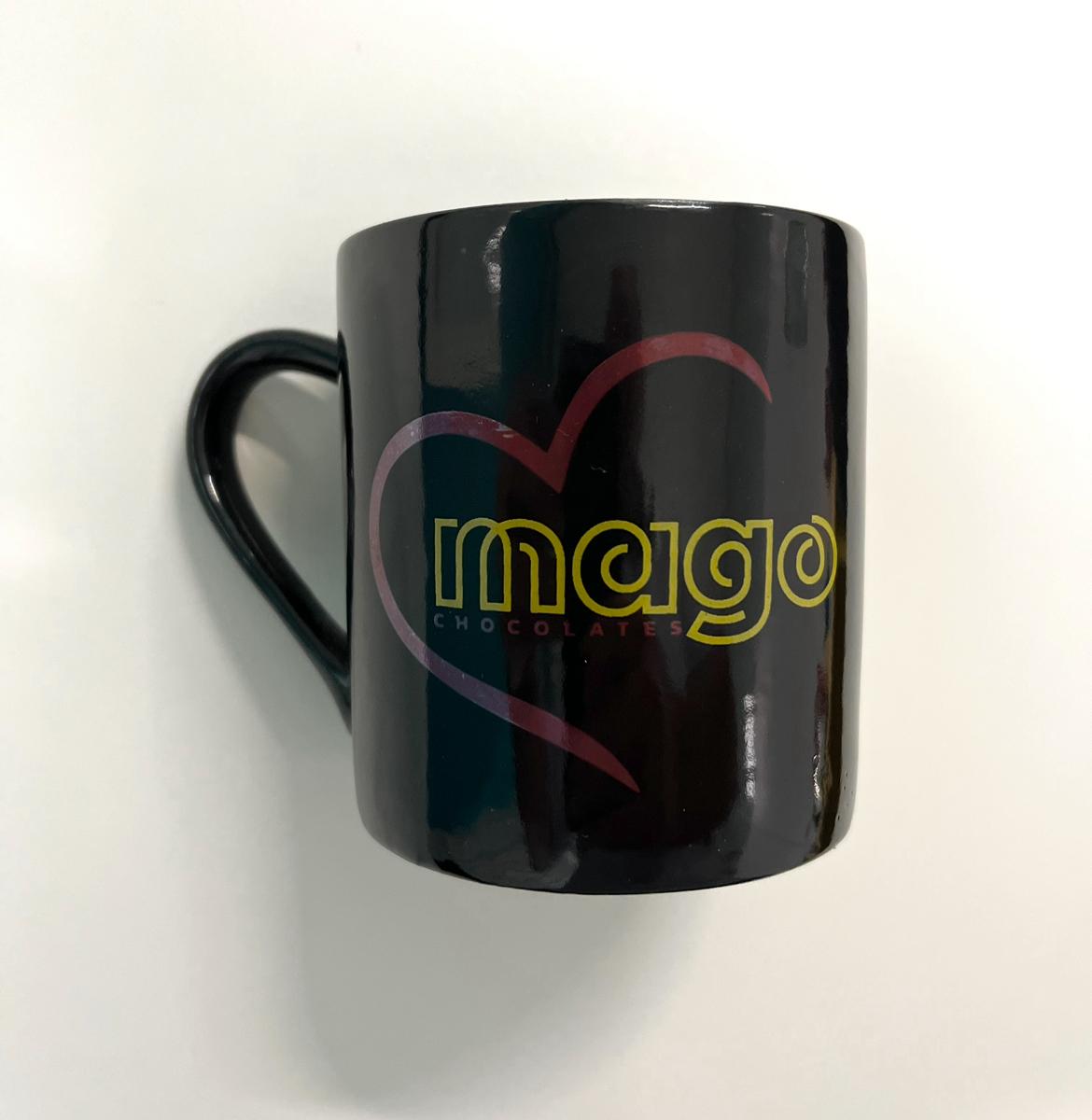 Caneca do coração - 300ml preta
