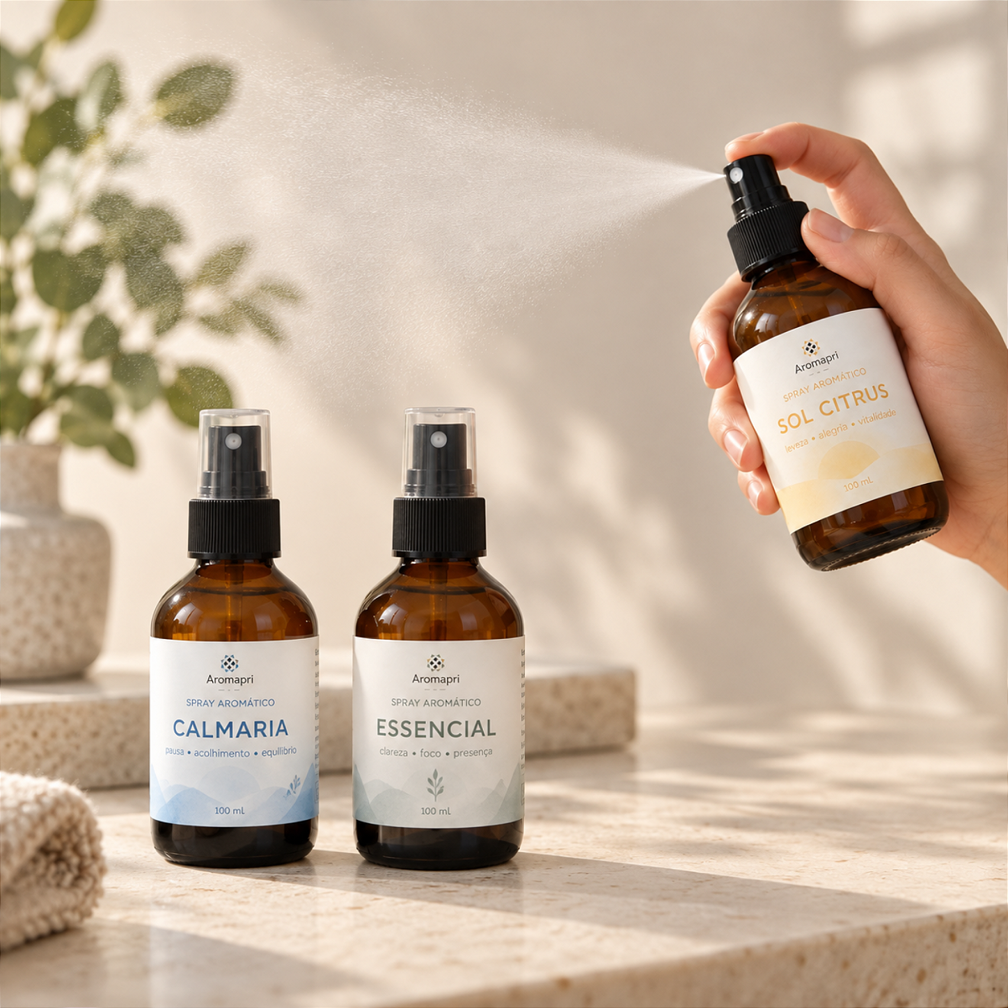 Trio de Sprays Aromáticos