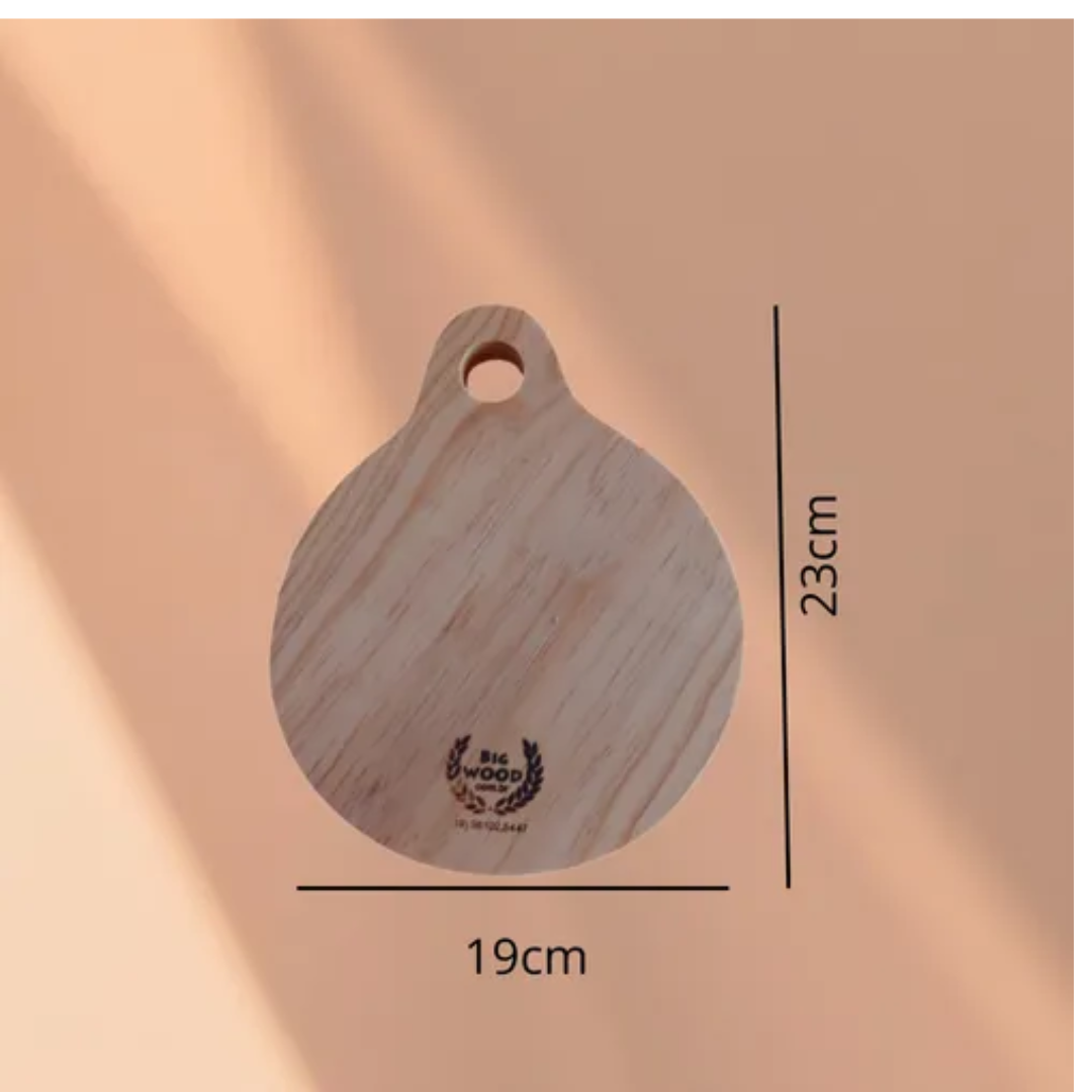 Base Gourmet para Tempero em Madeira Maciça - 19 cm