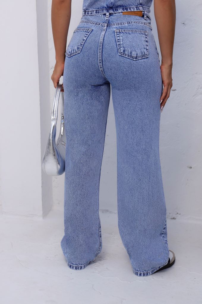 Calça Jeans Wide Leg Feminina Revanche