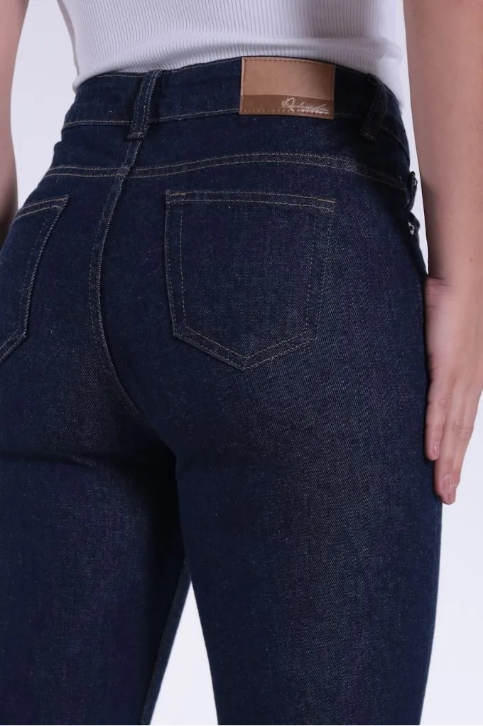 Calça Jeans Reta Barra Normal Feminino Revanche