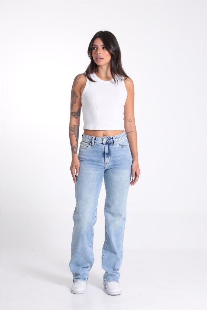 Calça Jeans Reta Feminina Revanche