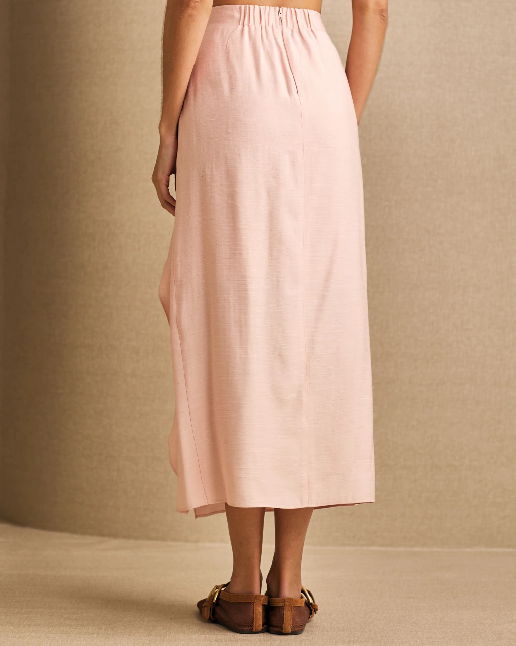 Saia Midi Derive Rosa