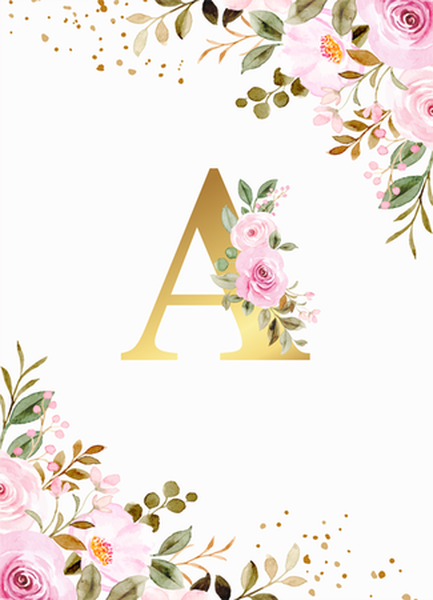 AGENDA ALFABETO FLORAL - Capas variadas