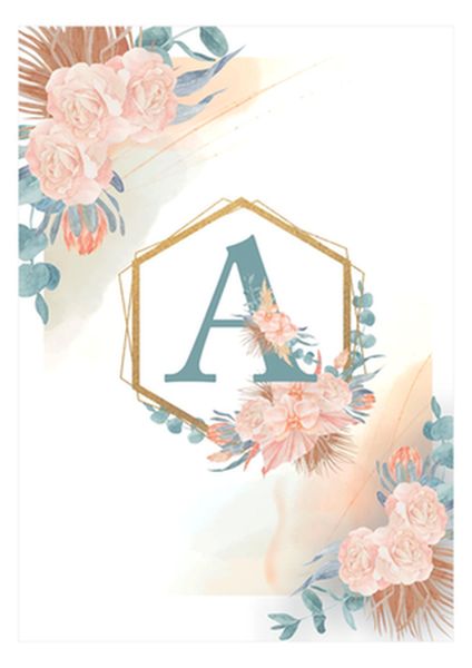 AGENDA ALFABETO FLORAL - Capas variadas