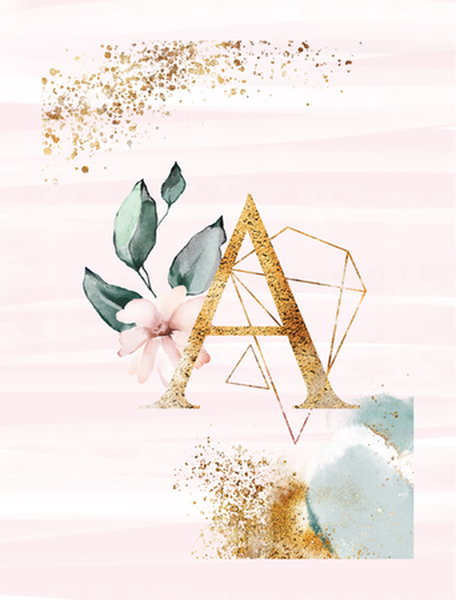 AGENDA ALFABETO FLORAL - Capas variadas