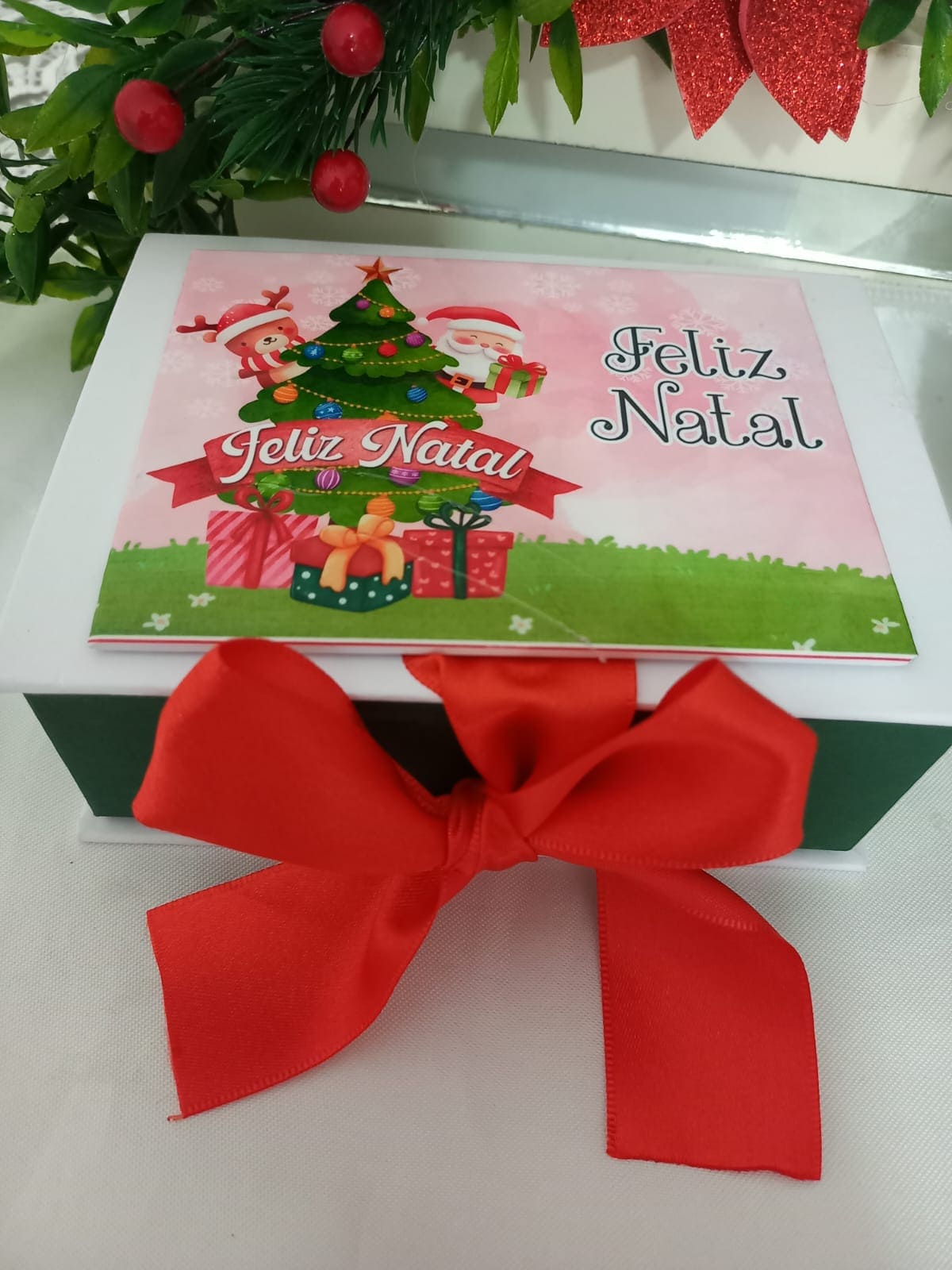 Caixas cartonadas de natal