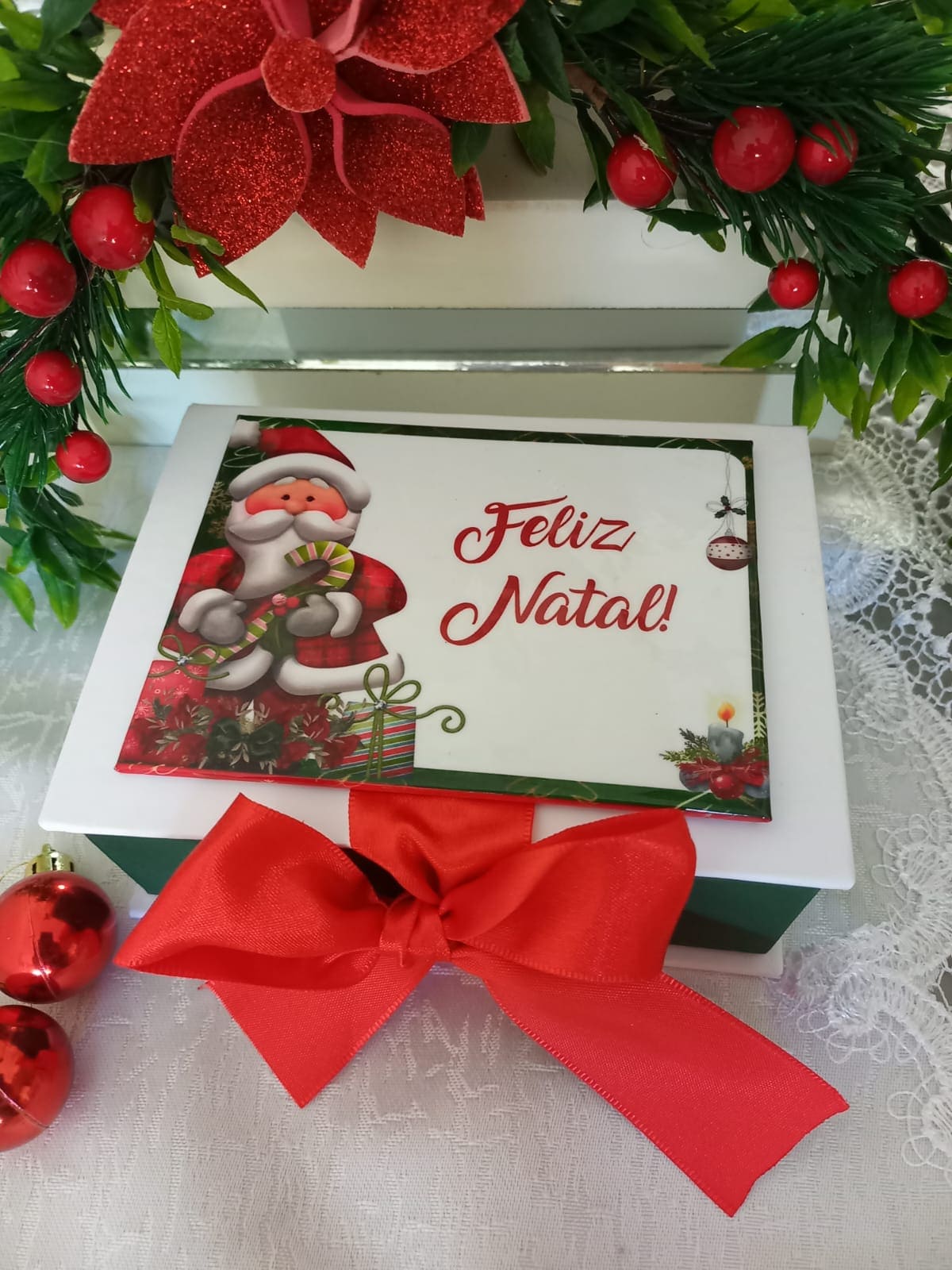 Caixas cartonadas de natal