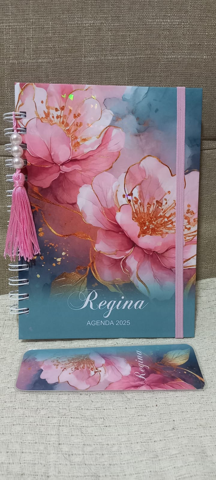 AGENDA - FLORAL LUXO