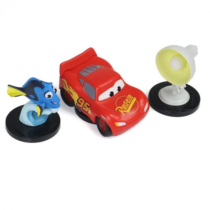 Cars Relâmpago McQueen Lampada Pixa e Dori Banpresto