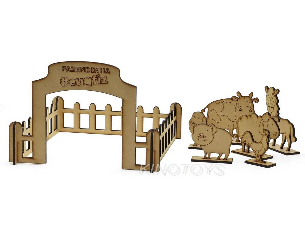 Fazendinha do Chico Bento (Montar e Pintar) - I9 Brinquedos