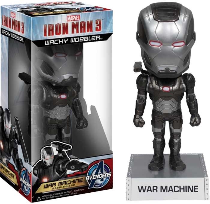 War Machine Homem de Ferro 3 Funko Wacky Wobbler