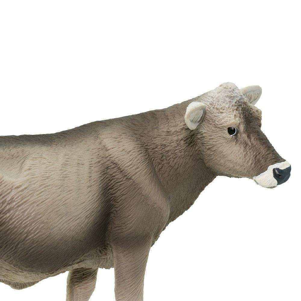 Figura Vaca Marrom Suiça Safari Ltd.