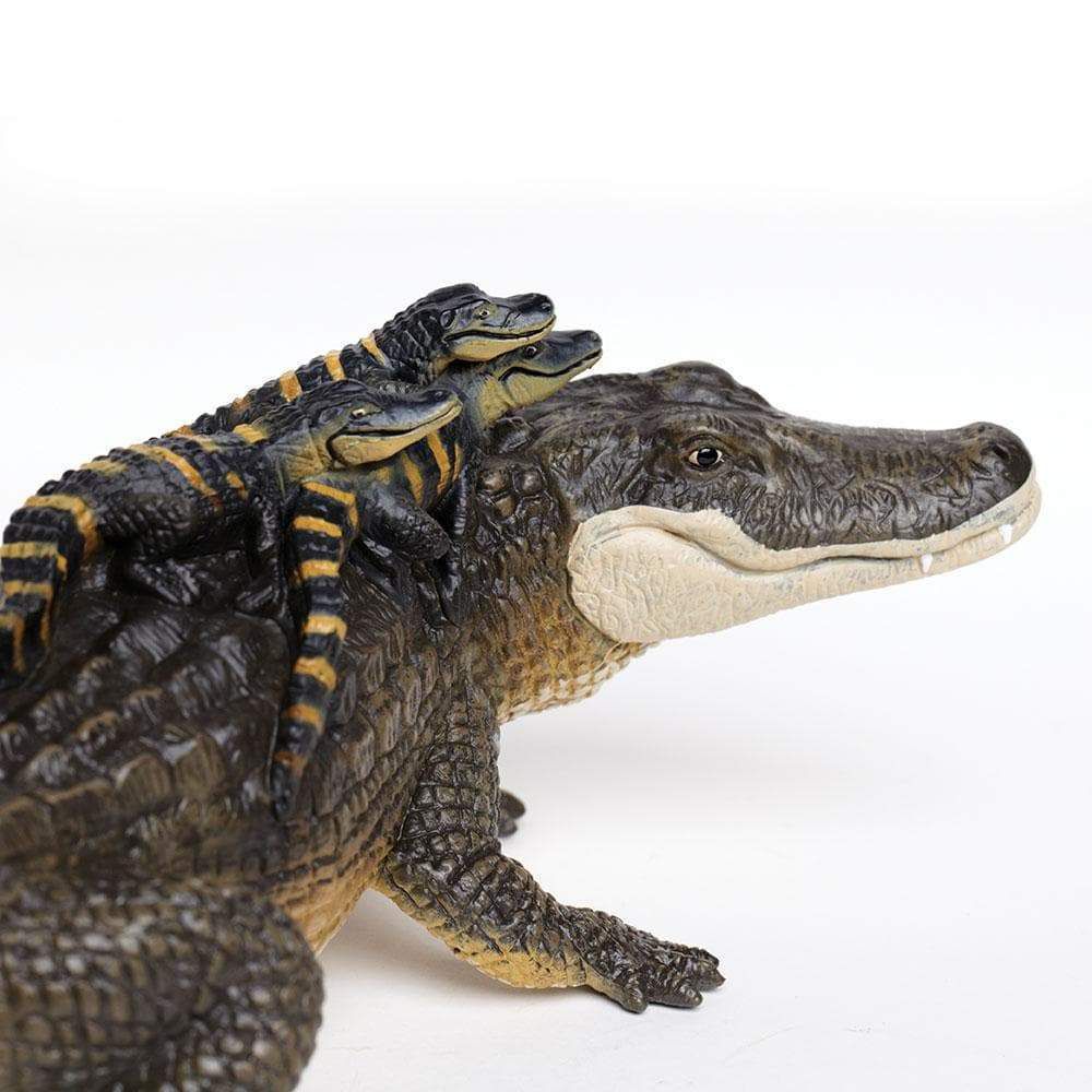 Figura Jacaré com filhotes Safari Ltd.
