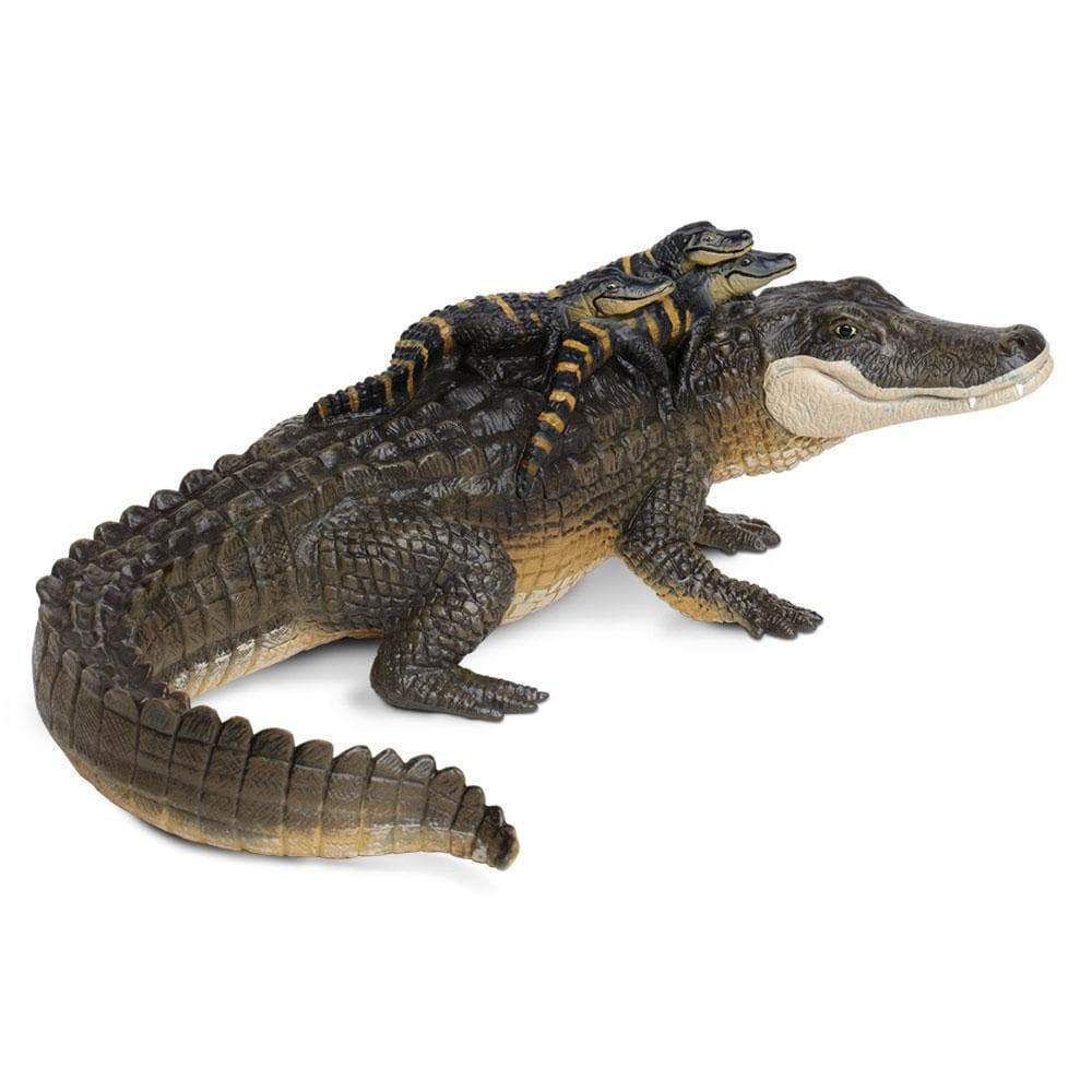 Figura Jacaré com filhotes Safari Ltd.