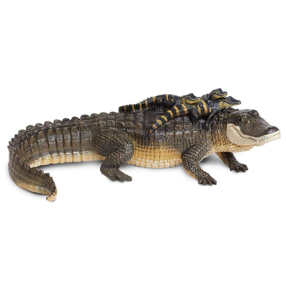 Figura Jacaré com filhotes Safari Ltd.