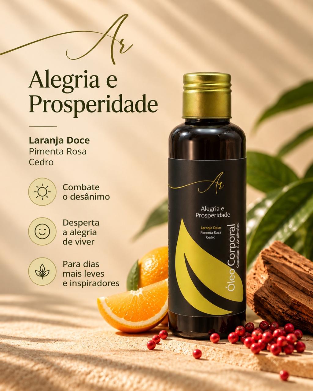 Combo Óleos Corporais - Água, Fogo, Ar e Terra