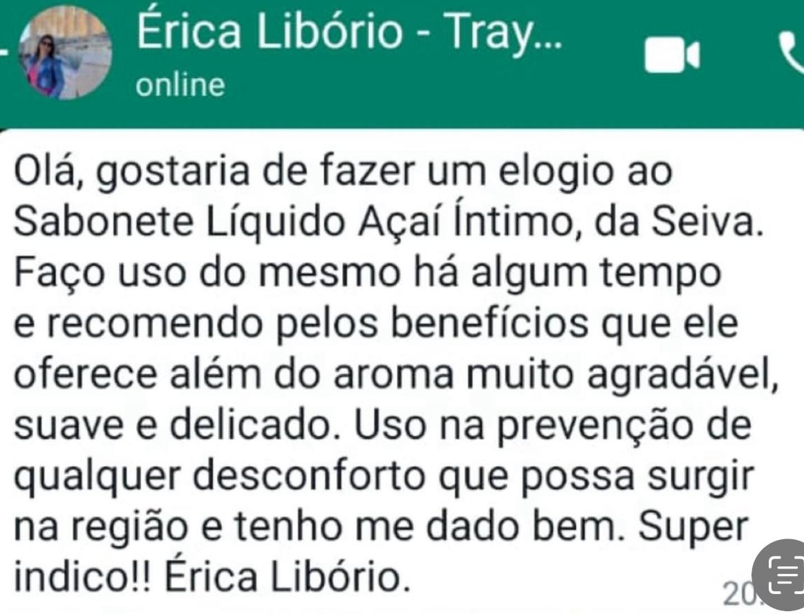 Combo Fórmula Íntima Açaí: Refil 1 Litro + Grátis 200ml