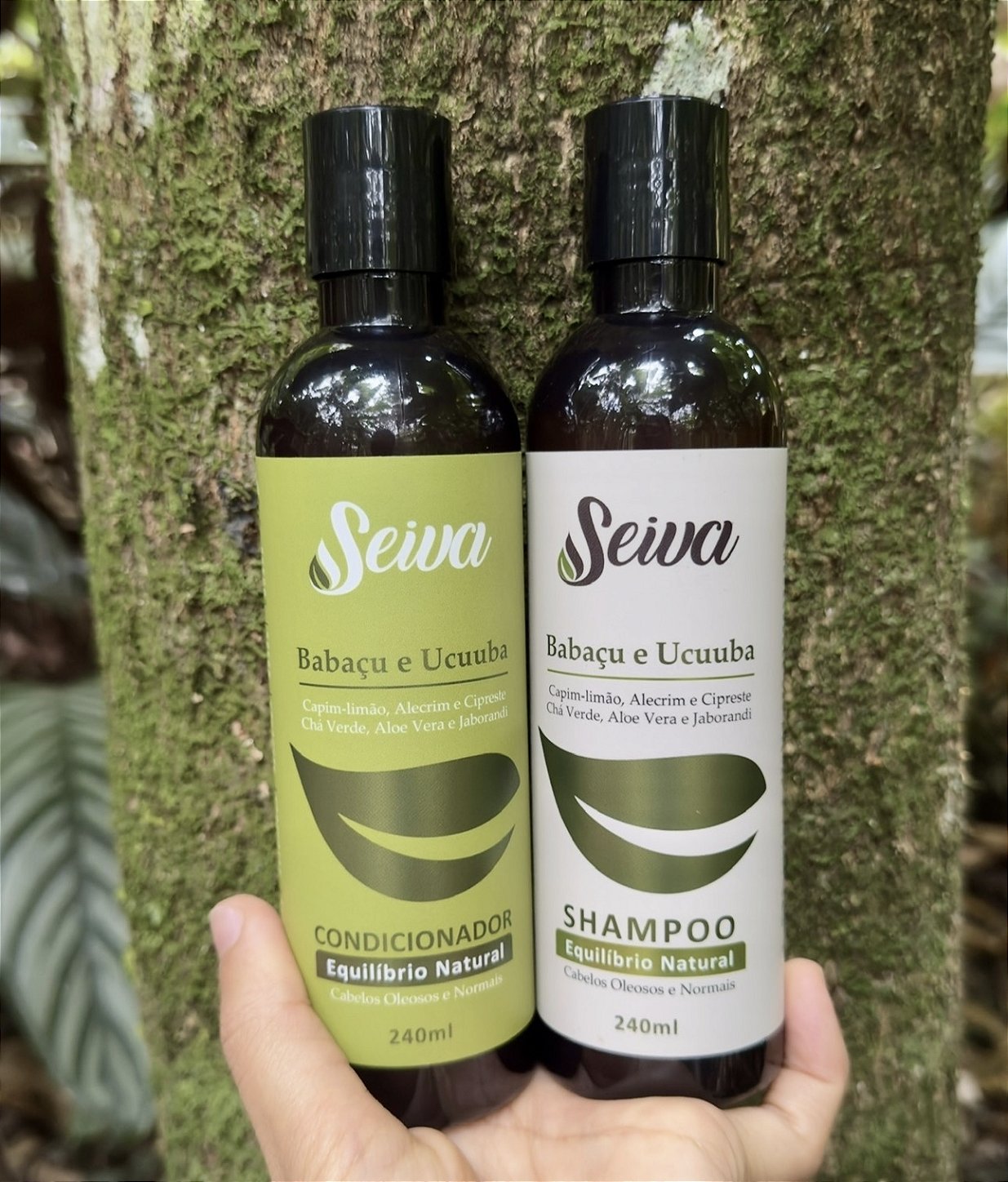 Kit Capilar Equilíbrio Natural - Cabelos Oleosos e Normais 240ml cada