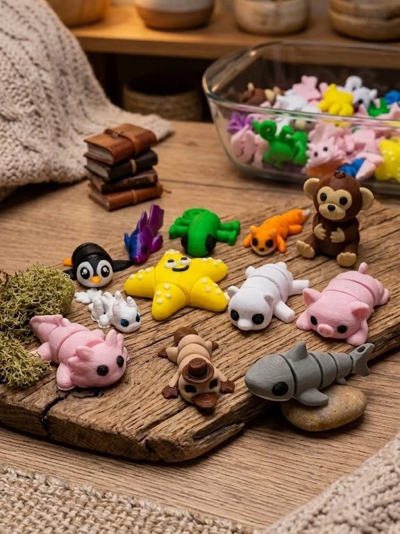 Mini Bichinhos Articulados
