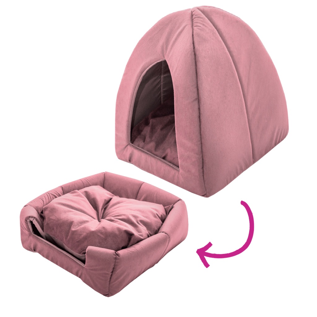 Toca Iglu Caminha e Casinha Para Cães e Gatos Cachorros Pequenos Shitzu