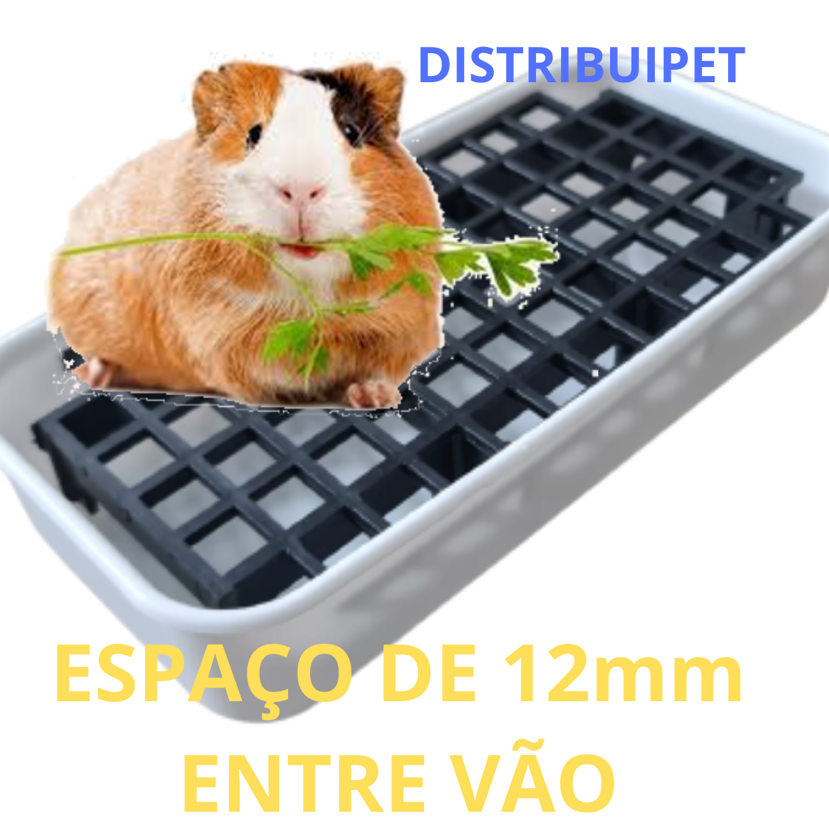 Banheiro Banheira Sanitario Porquinho Da India Rato Twister Bandeja Pequena Com Grade
