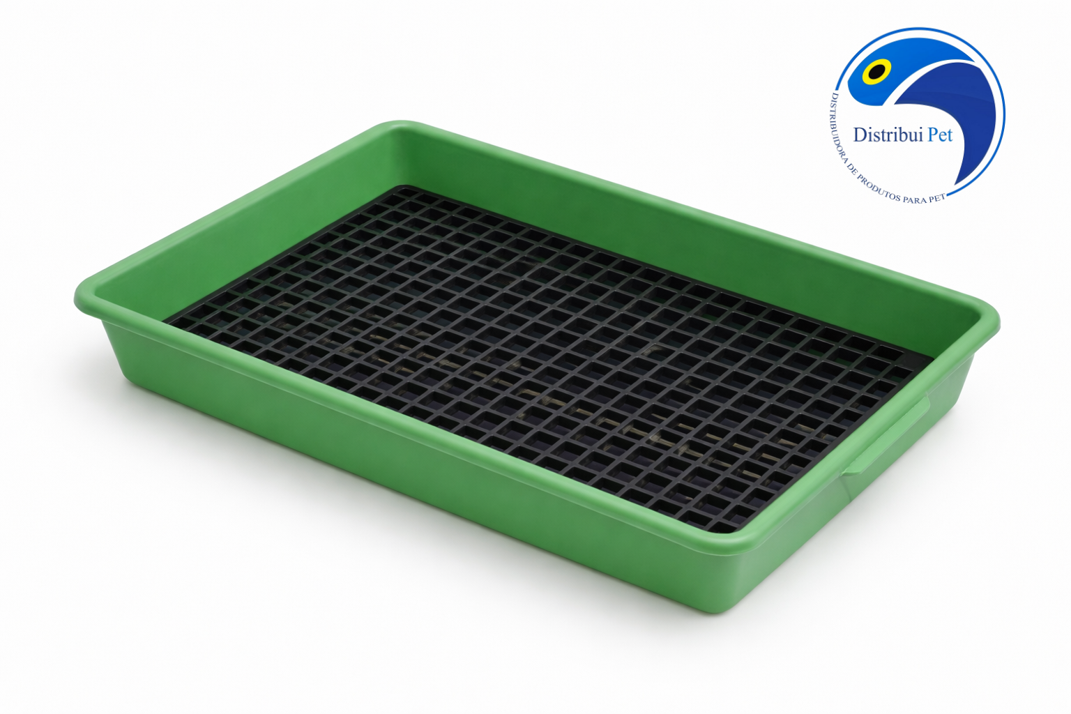 Bandeja Sanitário Saniplus Para Mini Coelho Porquinho da India Chinchila Cor Verde