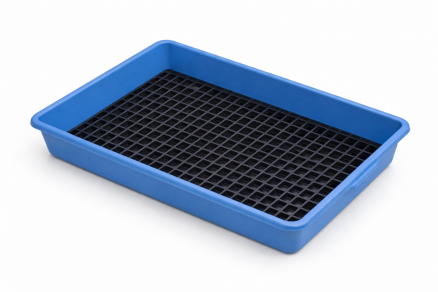 Bandeja Sanitário Saniplus Para Mini Coelho Porquinho da India Chinchila Cor Azul