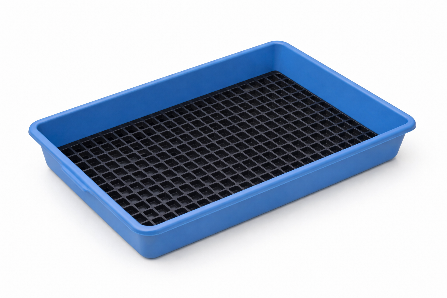 Bandeja Sanitário Saniplus Para Mini Coelho Porquinho da India Chinchila Cor Azul