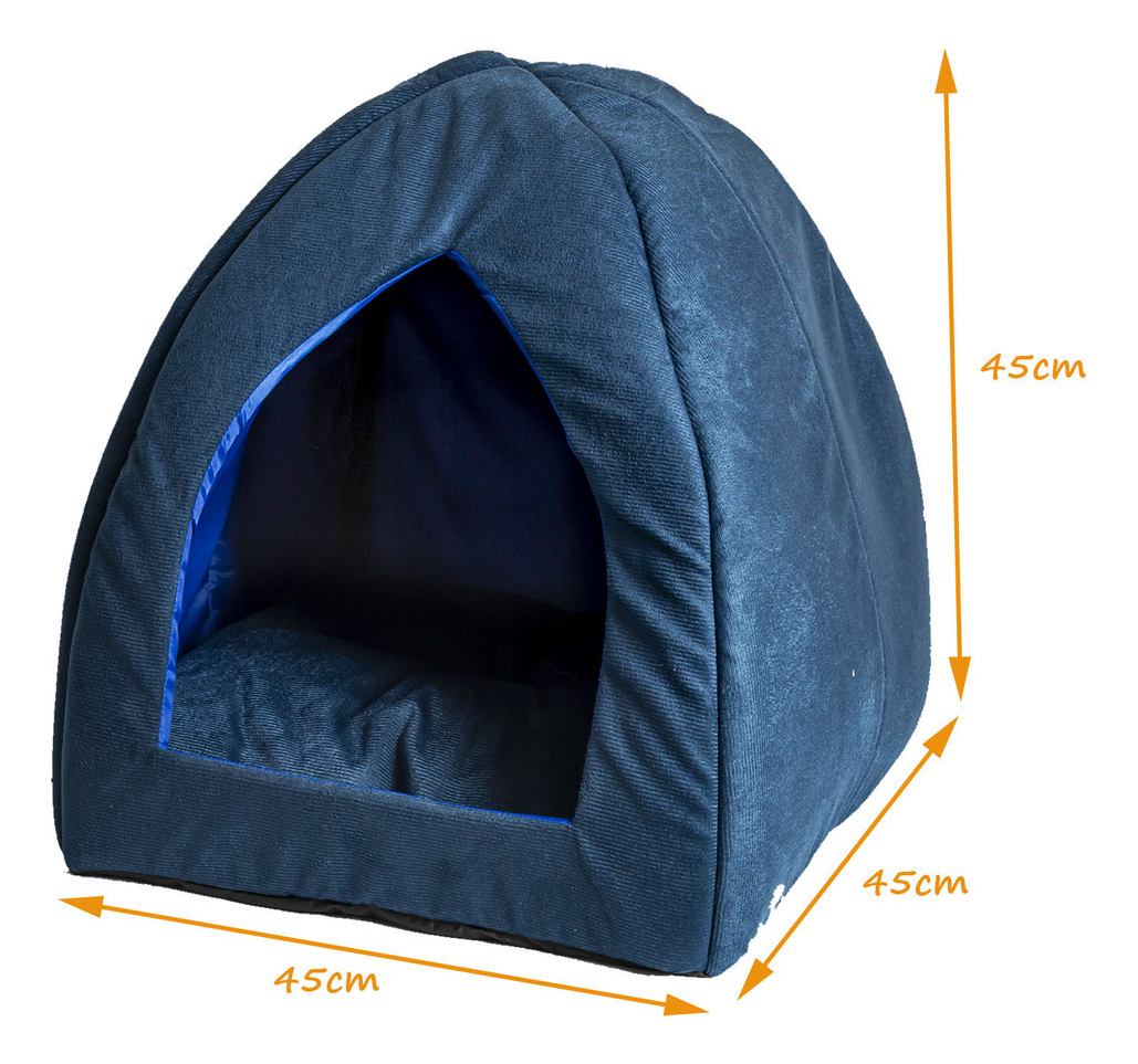 Cama Toca Iglu Caminha e Casinha Para Cães e Gatos Cachorros Pequenos Shitzu