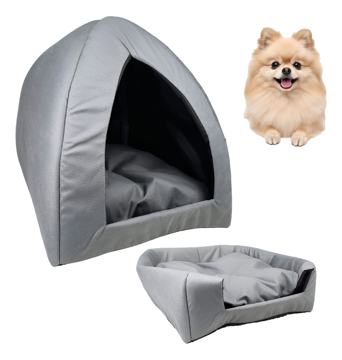 Cama Toca Iglu Oca Caminha e Casinha Para Cães e Gatos Cachorros Pequenos Shitzu