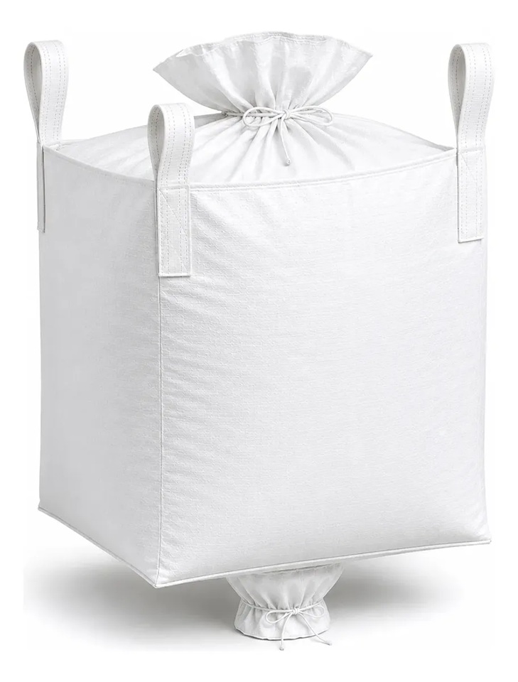 Big Bag C4 90x90x120cm com Saia Superior, Válvula no Fundo e 4 Alças