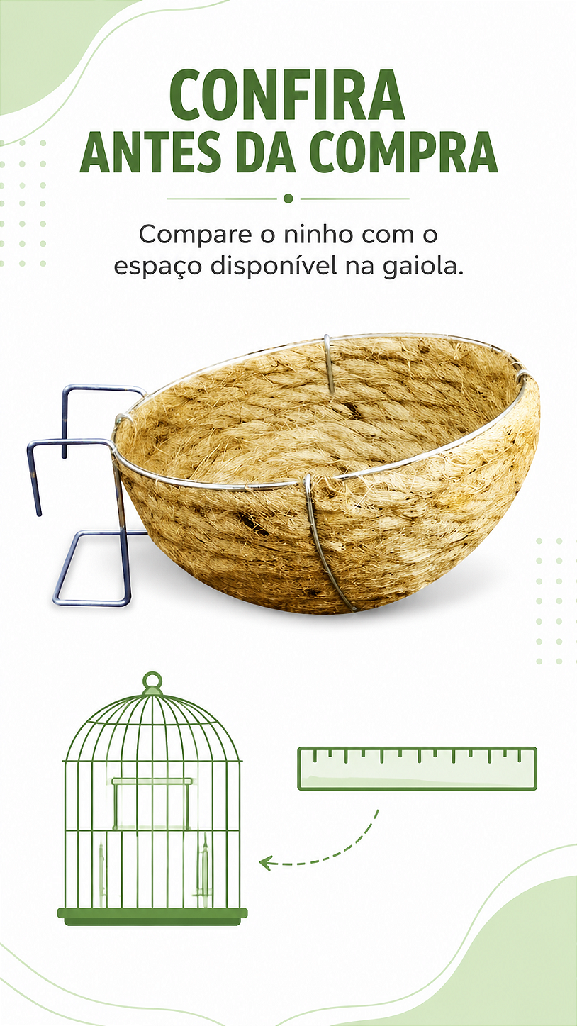 Ninho de Juta Curió