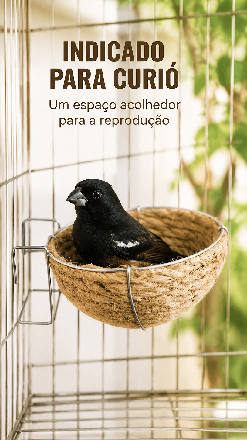 Ninho de Juta Curió