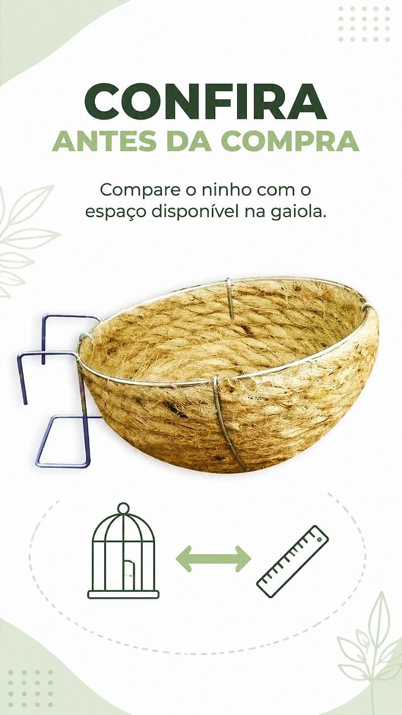 Ninho de Juta Coleiro