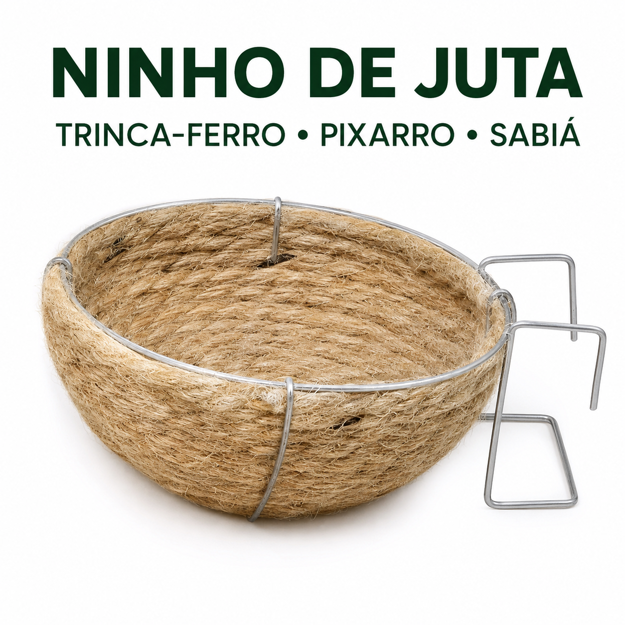 Ninho de Juta Trinca Ferro Pixarro Sabiá