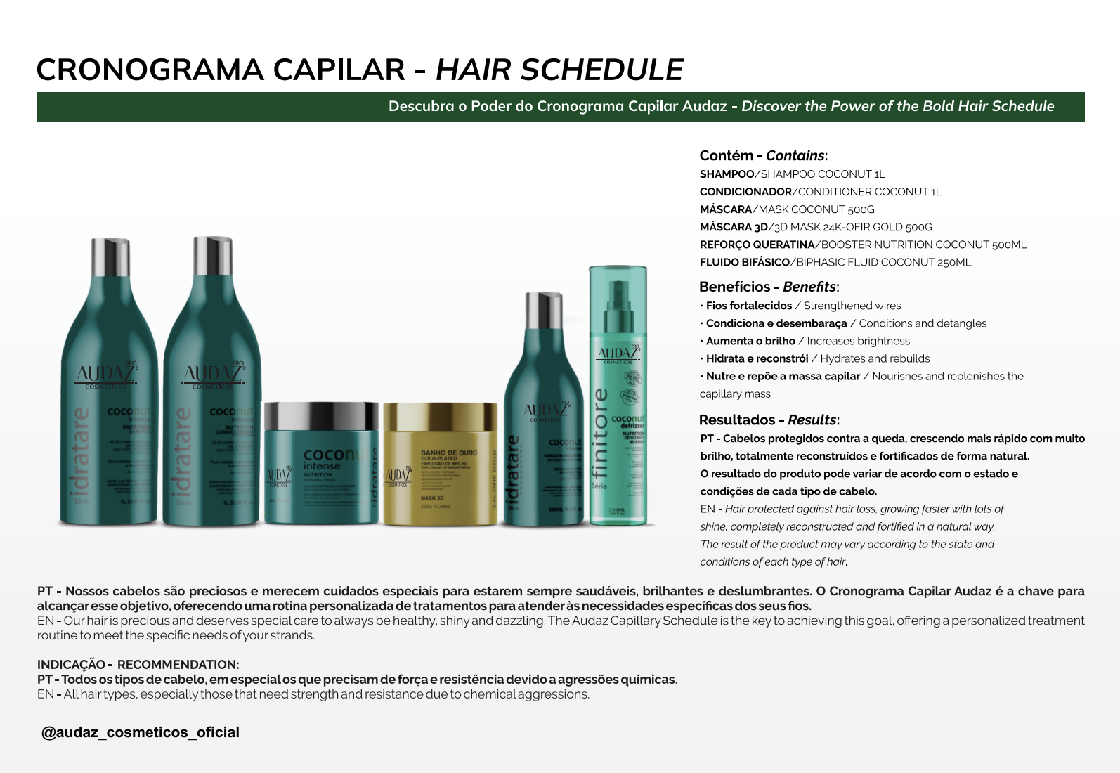Kit Cronograma Capilar