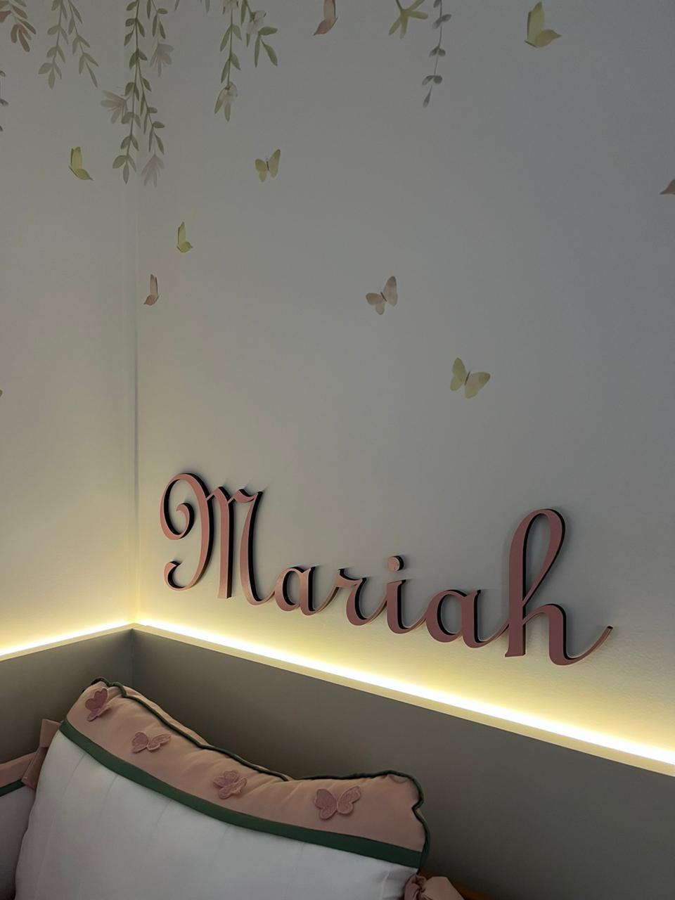 Letreiro de Nome em MDF para Quarto de Criança, Eventos e Logotipo
