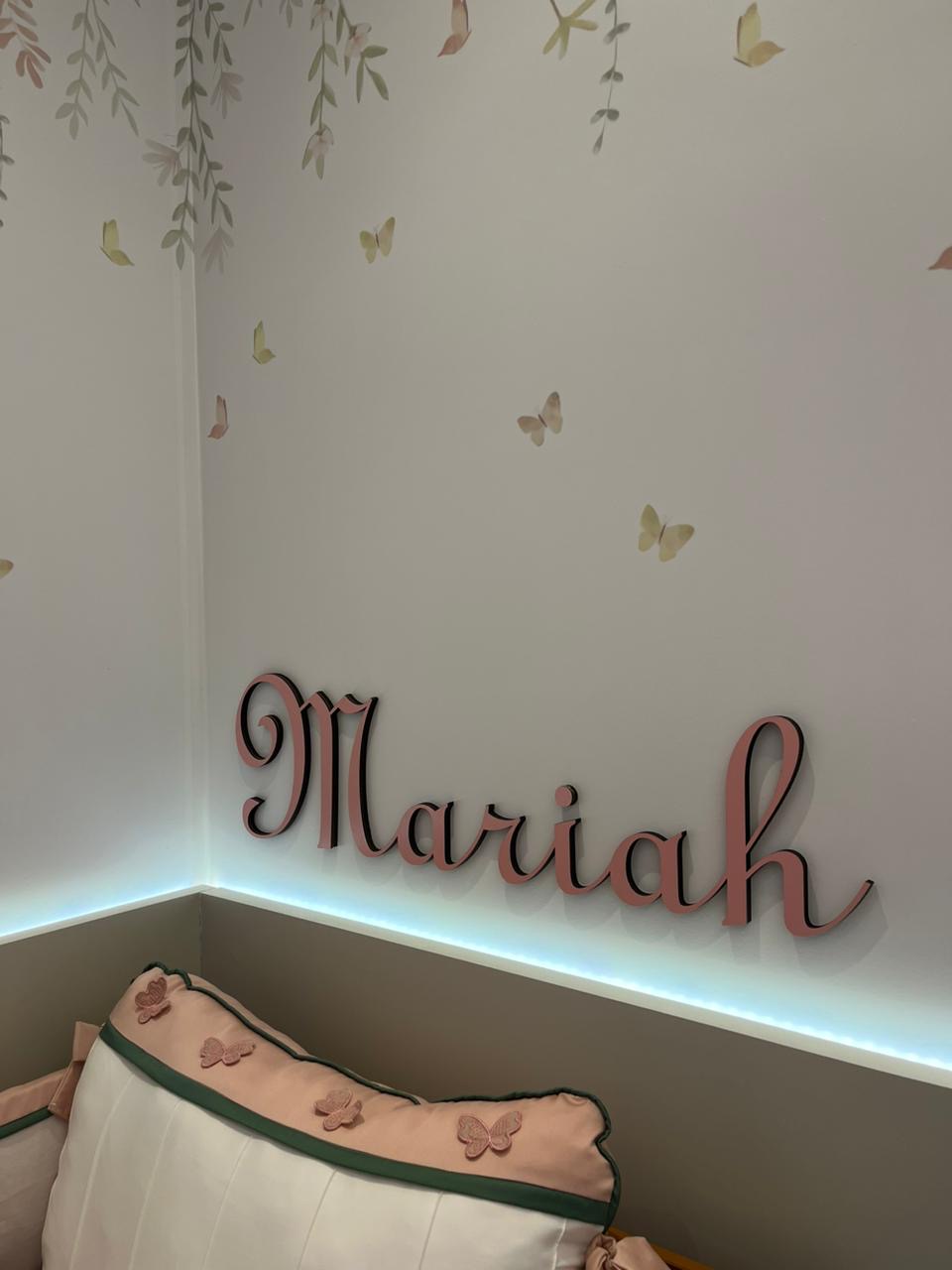 Letreiro de Nome em MDF para Quarto de Criança, Eventos e Logotipo