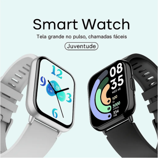 Relogio Inteligente Smartwatch PEJE Zw01s Prova Da Agua TFT