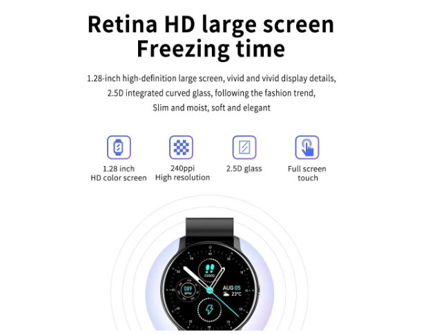 Relógio smartwatch Zwear ZW02 Monitor Cardíaco Bluetooth USB prova d água relógio inteligente original
