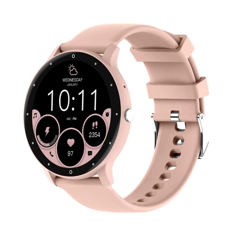 Smartwatch PEJE ZW12 Tela 1.52” IP68 Pulseira Silicone Chamadas + Notificações Bateria Durável + prova d'água
