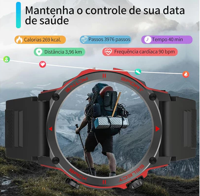 Smartwatch Peje Zw13 A Prova D'água Amoled