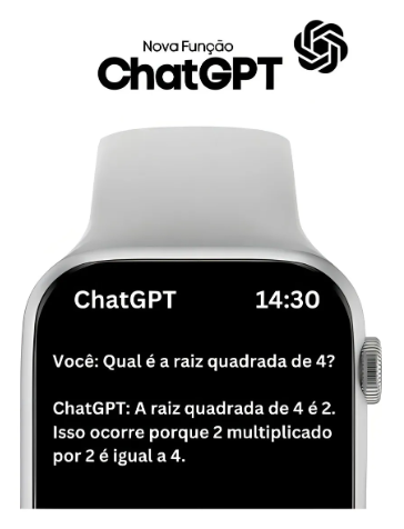 Relógio Smartwatch Prova d'Água mini - Série 10 2 Pulseiras