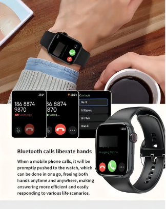 Relógio Smartwatch Prova d'Água mini - Série 10 2 Pulseiras